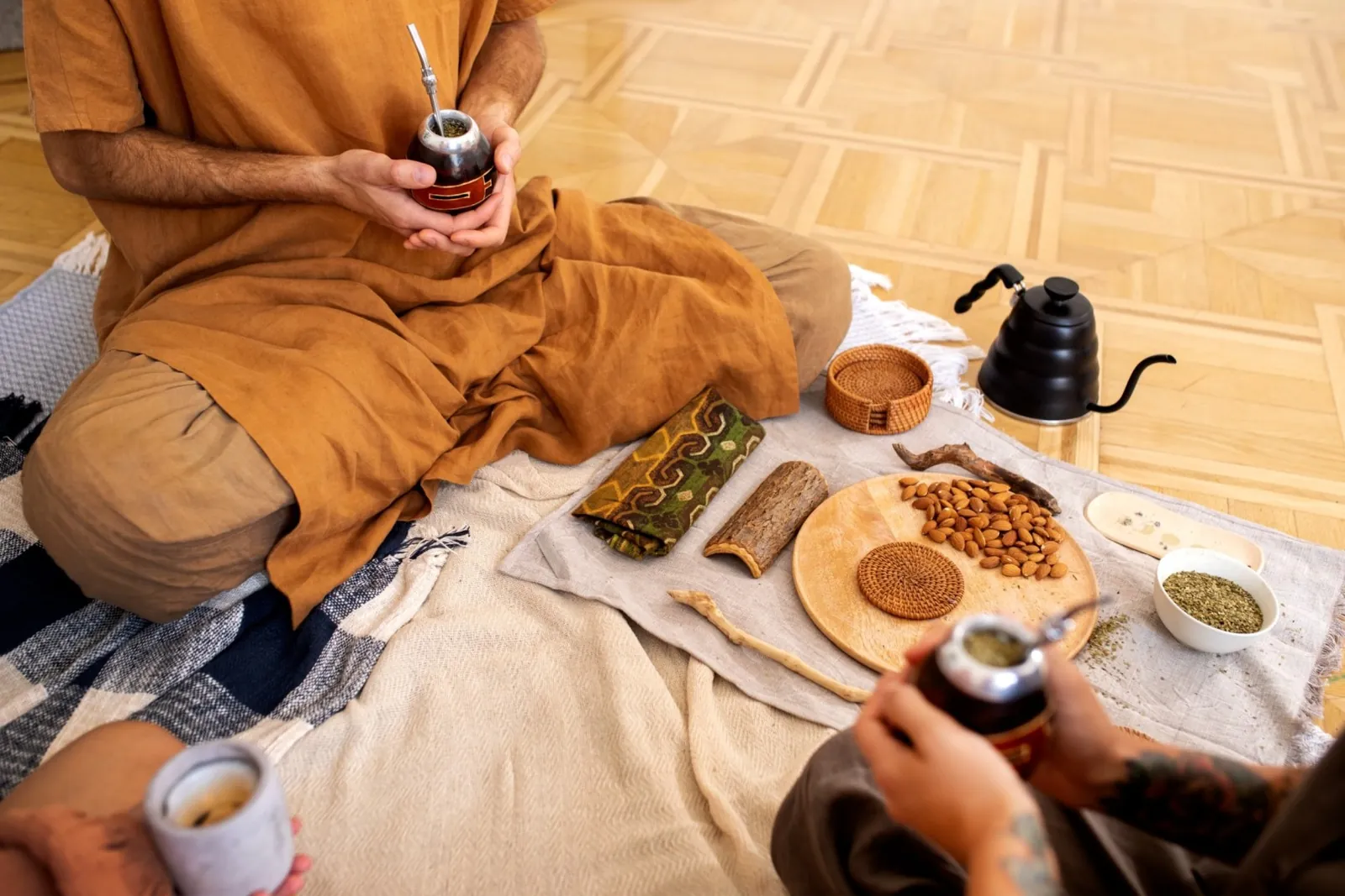 Amazonian plant medicines prepared in bowls